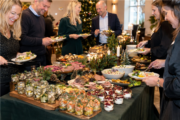Den næsten klassiske julefrokost